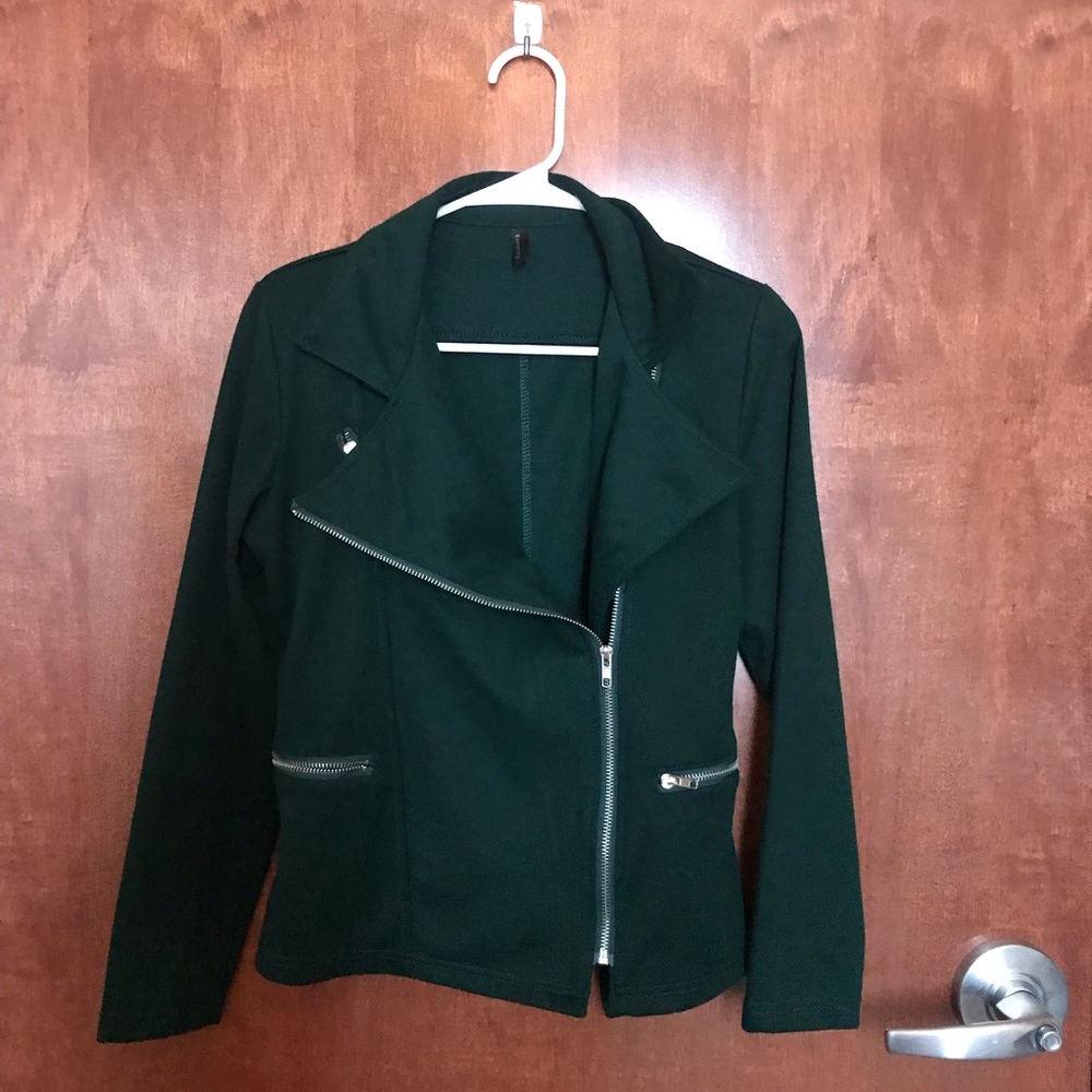 Green Moto Jacket